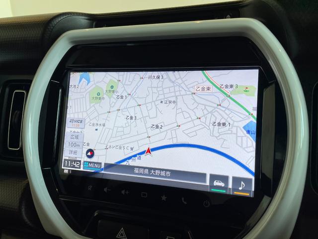 ハスラー ハイブリッドＸ　全周囲カメラ　ナビ　ＴＶ　クリアランスソナー　レーンアシスト　衝突被害軽減システム　オートライト　ＬＥＤヘッドランプ　スマートキー　アイドリングストップ　電動格納ミラー　シートヒーター　ＣＶＴ（10枚目）