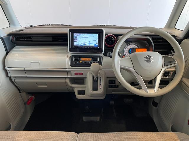 スペーシア ハイブリッドＸ　ＥＴＣ　バックカメラ　両側電動スライドドア　ナビ　クリアランスソナー　レーンアシスト　衝突被害軽減システム　オートライト　スマートキー　アイドリングストップ　電動格納ミラー　シートヒーター（3枚目）