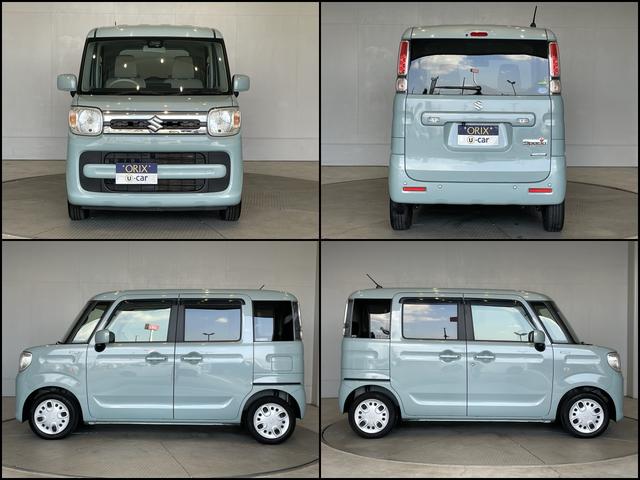 スペーシア ハイブリッドＸ　ＥＴＣ　バックカメラ　両側電動スライドドア　ナビ　クリアランスソナー　レーンアシスト　衝突被害軽減システム　オートライト　スマートキー　アイドリングストップ　電動格納ミラー　シートヒーター（6枚目）