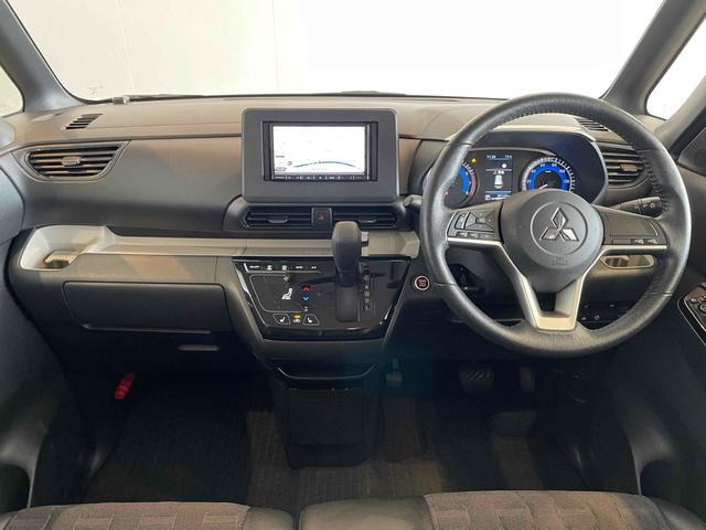 デリカミニ G 衝突軽減 レーンキープ 前後センサー 左側パワスラ LEDヘッド フォグ スマートキー Pスタート AAC シートヒーター Iストップ 電格ミラー 社外ナビ フルセグTV BT バックカメラ ETC(3枚目)