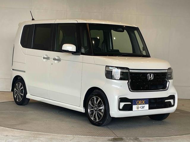 Ｎ－ＢＯＸカスタム ベースグレード　ＣＭＢＳ　レーンキープ　ＡＣＣ　Ｐセンサー　左側パワスラ　ＬＥＤヘッド　スマートキー　Ｐスタート　ＡＡＣ　シートヒーター　純正１４アルミ　純正ナビ　フルセグＴＶ　ＢＴ　バックカメラ　ＥＴＣ（22枚目）