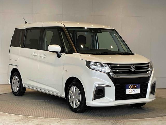 ソリオ G DCBS レーンキープ Pセンサー 左側パワスラ スマートキー Pスタート AAC 横滑り防止 電格ミラー PVガラス オートライト 社外ナビ BTオーディオ CD バックカメラ ETC(21枚目)