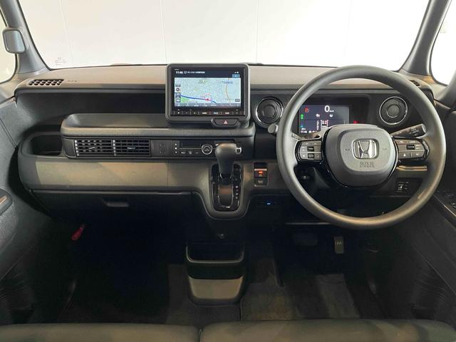 Ｎ－ＢＯＸカスタム ベースグレード　ＣＭＢＳ　レーンキープ　Ｐセンサー　ＡＣＣ　左側パワスラ　ＬＥＤヘッド　スマートキー　Ｐスタート　ＡＡＣ　シートヒーター　純正１４アルミ　ステリモ　純正ナビ　フルセグＴＶ　ＢＴ　バックカメラ　ＥＴＣ（3枚目）