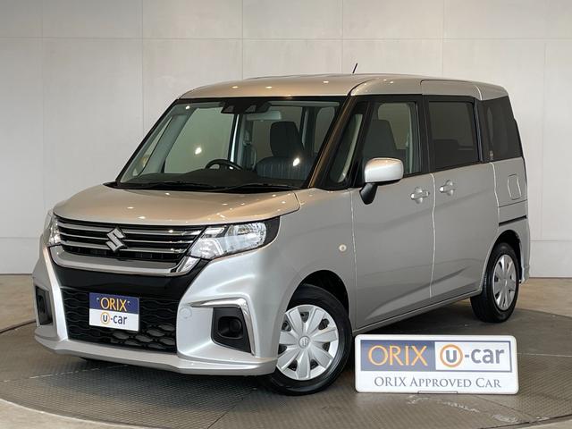 ソリオ Ｇ　ＥＴＣ　バックカメラ　ナビ　両側スライド・片側電動　クリアランスソナー　レーンアシスト　衝突被害軽減システム　スマートキー　アイドリングストップ　電動格納ミラー　ＣＶＴ　盗難防止システム（2枚目）