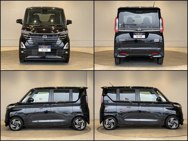 ルークス ハイウェイスター　Ｘ　エマブレ　インテリキー　左側パワスラ　車線逸脱　前後ソナー　純１４ＡＷ　ＬＥＤヘッド　フォグ　Ａライト　Ｐスタート　ステリモ　サーキュレータ　社外ナビ　フルセグ　ＢＴ　アラウンドビューモニター　ＥＴＣ（7枚目）