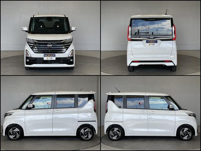 ルークス ハイウェイスター　Ｘ　エマブレ　インテリキー　左側パワスラ　車線逸脱　前後ソナー　純１４ＡＷ　ＬＥＤヘッド　フォグ　Ａライト　Ｐスタート　ステリモ　サーキュレータ　社外ナビ　フルセグ　ＢＴ　アラウンドビューモニター　ＥＴＣ（7枚目）