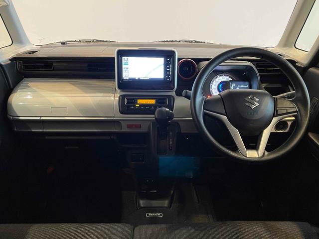 スペーシア ハイブリッドＸ　ＤＣＢＳ　レーンキープ　Ｐセンサー　両側パワスラ　Ｉストップ　スマートキー　Ｐスタート　ＡＡＣ　運転席シートヒーター　オートライト　電格ミラー　セキュリティ　社外ナビ　フルセグＴＶ　ＢＴ　ＣＤ　ＤＶＤ（3枚目）
