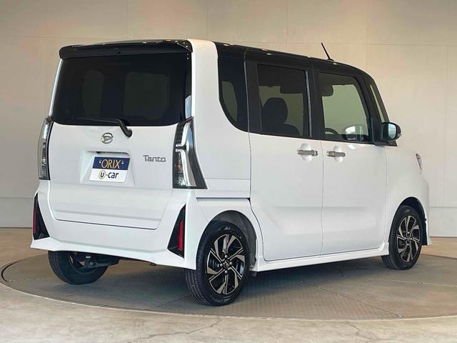 タント カスタムＸ　衝突軽減　Ｐセンサー　両側パワスラ　ＬＥＤヘッド　フォグ　Ｉストップ　スマートキー　Ｐスタート　ＡＡＣ　シートヒーター　純正１４アルミ　電格ミラー　社外ナビ　フルセグＴＶ　ＢＴ　バックカメラ　ＥＴＣ（2枚目）