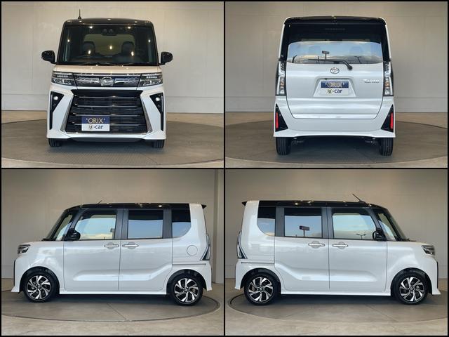 タント カスタムＸ　衝突軽減　Ｐセンサー　両側パワスラ　ＬＥＤヘッド　フォグ　Ｉストップ　スマートキー　Ｐスタート　ＡＡＣ　シートヒーター　純正１４アルミ　電格ミラー　社外ナビ　フルセグＴＶ　ＢＴ　バックカメラ　ＥＴＣ（7枚目）