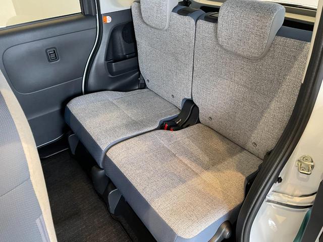 ムーヴキャンバス ストライプスX ETC バックカメラ 両側電動スライドドア ナビ TV クリアランスソナー 衝突被害軽減システム オートライト スマートキー アイドリングストップ 電動格納ミラー ベンチシート CVT(46枚目)