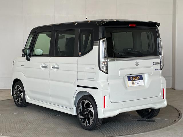 スペーシアカスタム ハイブリッドXS 登録済未使用車 全方位モニター 純正ナビ フルセグTV BT DSBS LDP ACC Pセンサー 両側パワスラ LEDヘッド フォグ AAC シートヒーター ステアリングヒーター 純正15AW(17枚目)