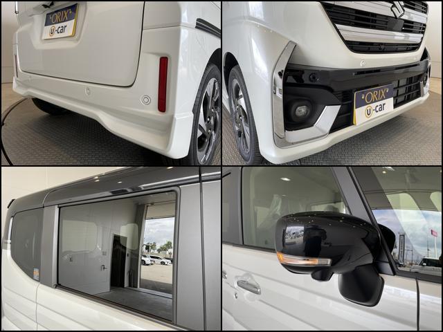 スペーシアカスタム ハイブリッドXS 登録済未使用車 全方位モニター 純正ナビ フルセグTV BT DSBS LDP ACC Pセンサー 両側パワスラ LEDヘッド フォグ AAC シートヒーター ステアリングヒーター 純正15AW(24枚目)