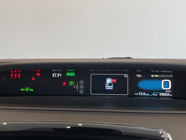 プリウス Ａ　ＰＣＳ　ＬＴＡ　クリソナ　Ｒクルコン　ＢＳＭ　ＳＩＰＡ　ＬＥＤヘッド　フォグ　スマートキー　ＡＡＣ　オートハイビーム　電格ミラー　セキュリティ　社外ナビ　ＢＴオーディオ　バックカメラ　ＥＴＣ（11枚目）