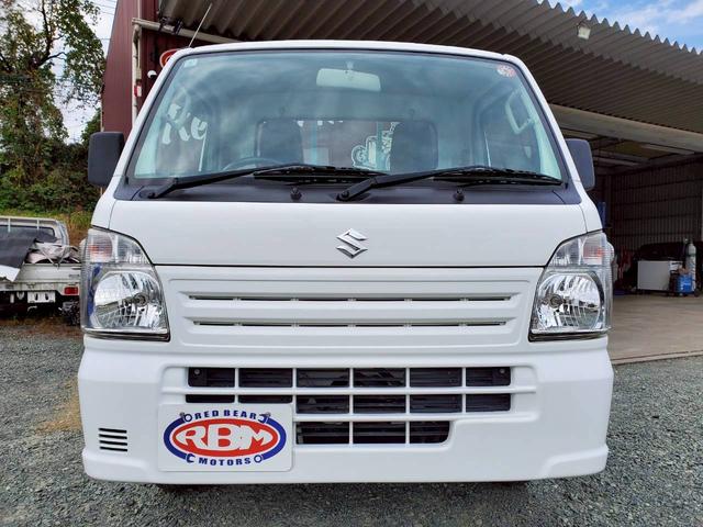 キャリイトラック ＫＣエアコン・パワステ　４ＷＤ　５速ミッション　運転席・助手席エアバック　アンチロックブレーキシステム　ＡＭ／ＦＭラジオ　ライトレベライザー（2枚目）