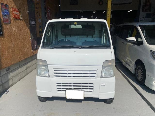 キャリイトラック ＫＣエアコン・パワステ　オールペイント　５速マニュアル　社外アルミ　ＴＯＹＯタイヤ　三方開　リアゴムマット　最大積載量３５０ｋｇ（2枚目）