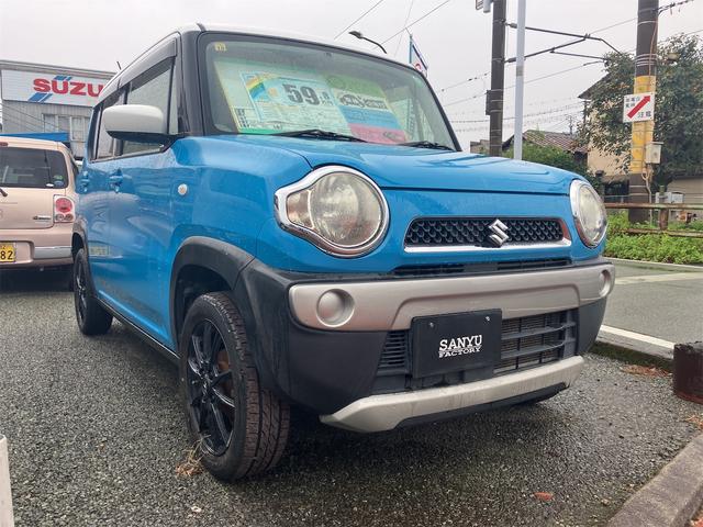 ハスラー Ｇ　ＥＴＣ　ナビ　ＴＶ　キーレスエントリー　アイドリングストップ　電動格納ミラー　シートヒーター　ＭＴ　盗難防止システム　ＡＢＳ　ＣＤ　ＵＳＢ　アルミホイール　衝突安全ボディ　エアコン　パワーステアリング（13枚目）