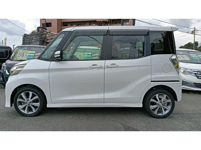 デイズルークス ハイウェイスター　ターボ　ナビ・フルセグ・Ｒアラウンドビューカメラ・全周囲カメラ・両側パワースライドドア・タッチパネルオートエアコン・Ｄ席シートヒーター機能・純正アルミ・ＥＴＣ・スマートキー（4枚目）