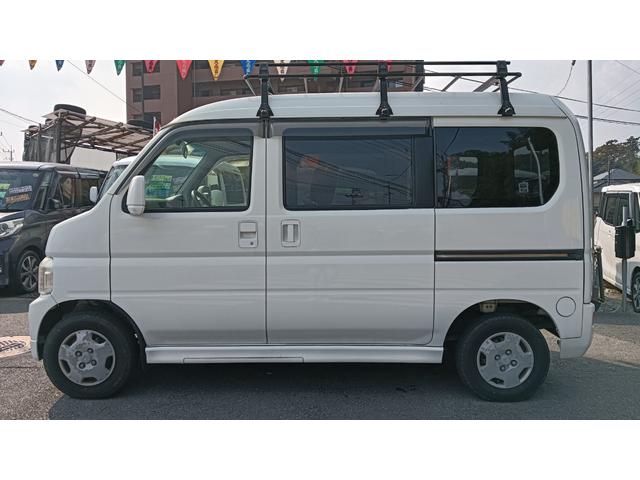 バモスホビオ Ｇ　純正ナビ・ＣＤ・ルーフキャリア・タイミングベルト交換済み・メッキドアミラー・ＥＴＣ・キーレス・両側スライドドア・オートマ・フル装備（4枚目）