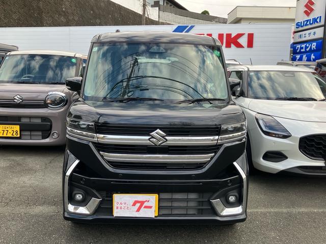 スペーシアカスタム ハイブリッドGS 左側パワースライド 届出済未使用車 LEDライト シートヒーター LEDライト(2枚目)