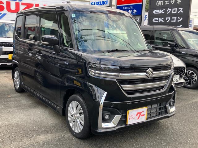 スペーシアカスタム ハイブリッドGS 左側パワースライド 届出済未使用車 LEDライト シートヒーター LEDライト(3枚目)