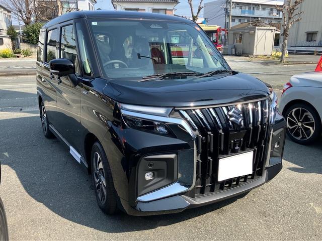 ソリオバンディット ハイブリッドＭＶ　届出済未使用車　両側パワースライド　車検令和１０年２月　オートエアコン　レーンアシスト（2枚目）