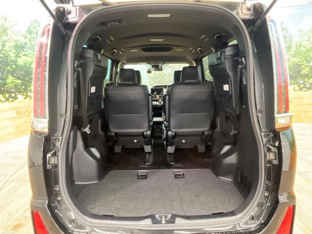 ハイブリッドSi ダブルバイビー 禁煙車 純正9インチナビ バックカメラ 両側電動ドア Bluetooth接続 衝突軽減 オートマチックハイビーム LEDヘッド オートライト 車線逸脱警報 クルコン リアオートエアコン 黒半革シート(21枚目)