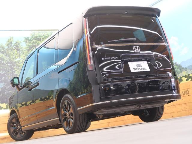 スパーダ 登録済未使用車 両側電動ドア 衝突軽減 レーダークルーズ オートマチックハイビーム LEDヘッド オートライト 黒半革シート シートヒーター 先行発進お知らせ 純正16インチAW 革巻きステアリング(28枚目)