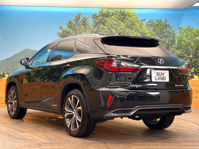 ＲＸ ＲＸ４５０ｈ　バージョンＬ　禁煙車　１２．３型メーカーナビ　衝突軽減　全周囲カメラ　大型サンルーフ　角型ＬＥＤ３眼　パワーバックドア　純正２０インチアルミ　オートマチックハイビーム　１００Ｖ電源　電動パーキングブレーキ　ＥＴＣ（24枚目）