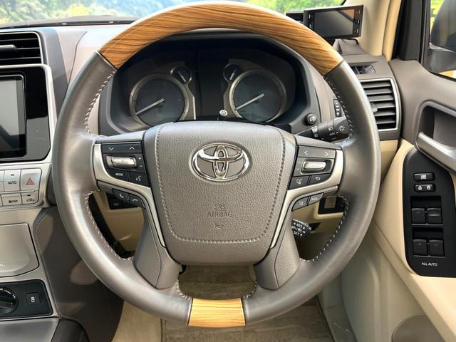 ランドクルーザープラド ＴＸ　Ｌパッケージ　禁煙車　ＳＤナビ　サンルーフ　４ＷＤ　バックカメラ　プリクラッシュセーフティ　レーダークルーズ　シートヒーター　シートベンチェーション　ＬＥＤヘッド　ＥＴＣ　ドラレコ　純正１９インチアルミ（12枚目）