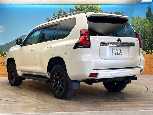 ランドクルーザープラド TX Lパッケージ 70thアニバーサリーリミテッド 4WD サンルーフ 全周囲カメラ 衝突被害軽減システム レーダークルーズ 禁煙車 電動リアゲート レザーシート 前席シートエアコン ドラレコ コーナーセンサー スマートキー LEDヘッド(25枚目)