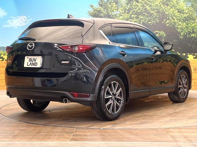 CX-5 XD Lパッケージ 全周囲カメラ レーダークルーズ 電動リアゲート レザーシート ドラレコ コーナーセンサー スマートキー LEDヘッド ETC 車線逸脱警報 オートライト オートエアコン 純正19インチアルミ(17枚目)