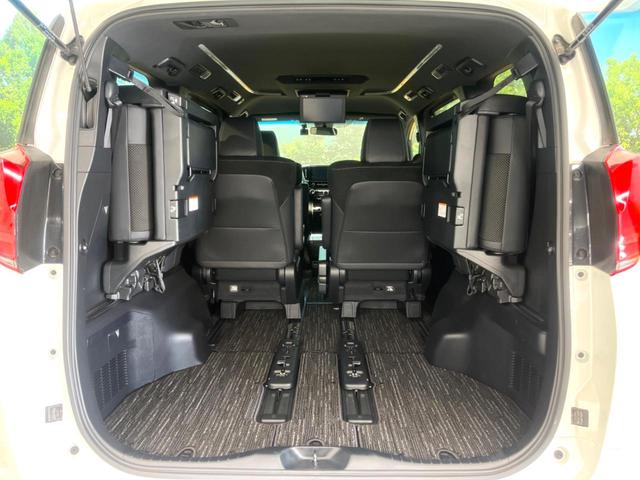 アルファード 2.5S タイプゴールド 禁煙車 9インチディスプレイオーディオ 両側電動スライドドア 後席モニター セーフティセンス LEDヘッド&フォグ 7人乗り CD/DVDデッキ レーダークルーズ ETC 100V電源 ドラレコ(11枚目)