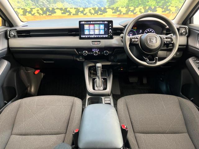 ヴェゼル ｅ：ＨＥＶ　Ｘ　禁煙車　メーカー純正９インチナビ　バックカメラ　ホンダセンシング　レーダークルーズ　オートマチックハイビーム　クリアランスソナー　ＬＥＤヘッド　ＥＴＣ　スマートキー　純正１６インチアルミ（2枚目）