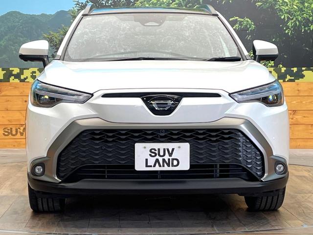 カローラクロス ハイブリッド　Ｚ　禁煙車　メーカー純正１０．５インチナビ　サンルーフ　プリクラッシュセーフティ　全周囲カメラ　レーダークルーズ　ブラインドスポットモニター　ＬＥＤヘッド　ＥＴＣ　ドラレコ　純正１８インチアルミ（14枚目）