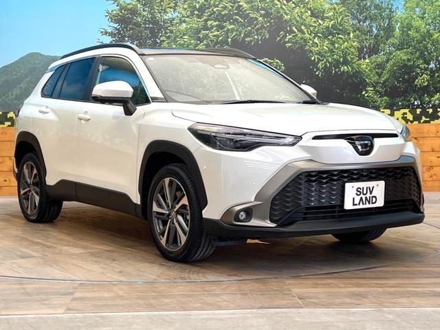 カローラクロス ハイブリッド　Ｚ　禁煙車　メーカー純正１０．５インチナビ　サンルーフ　プリクラッシュセーフティ　全周囲カメラ　レーダークルーズ　ブラインドスポットモニター　ＬＥＤヘッド　ＥＴＣ　ドラレコ　純正１８インチアルミ（16枚目）