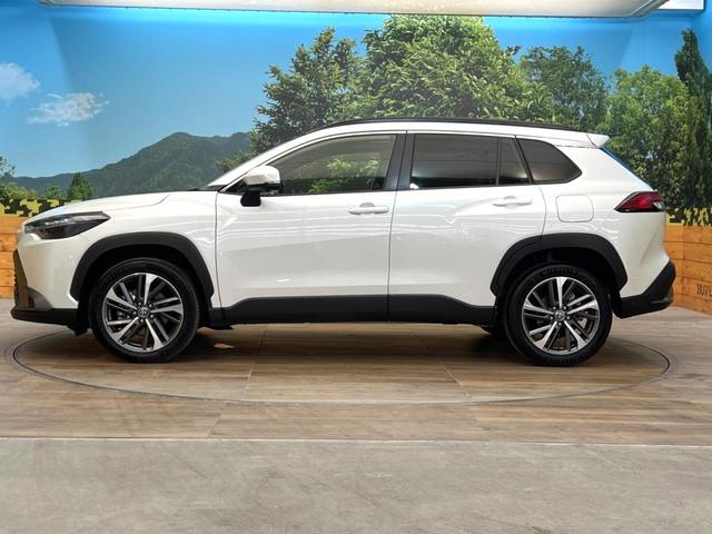 カローラクロス ハイブリッド　Ｚ　禁煙車　メーカー純正１０．５インチナビ　サンルーフ　プリクラッシュセーフティ　全周囲カメラ　レーダークルーズ　ブラインドスポットモニター　ＬＥＤヘッド　ＥＴＣ　ドラレコ　純正１８インチアルミ（24枚目）