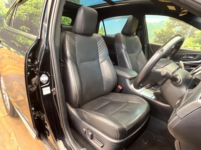 ハリアー プレミアム　メタル　アンド　レザーパッケージ　９インチナビ　サンルーフ　バックカメラ　プリクラッシュセーフティ　レーダークルーズ　黒革シート　パワーバックドア　シーケンシャルターン　シートヒーター　シートベンチェーション　純正１８インチアルミ（8枚目）