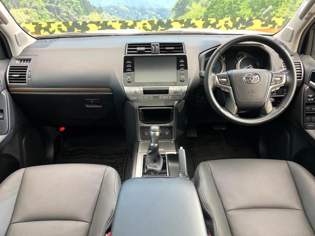 ランドクルーザープラド TX Lパッケージ メーカー純正9インチナビ 全周囲カメラ サンルーフ プリクラッシュセーフティ レーダークルーズ 黒革シート ブラインドスポットモニター LEDヘッド ETC ドラレコ 純正17インチアルミ(2枚目)