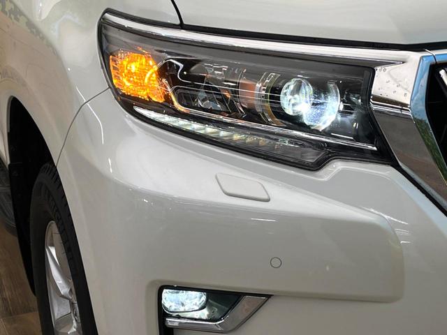 ランドクルーザープラド TX Lパッケージ メーカー純正9インチナビ 全周囲カメラ サンルーフ プリクラッシュセーフティ レーダークルーズ 黒革シート ブラインドスポットモニター LEDヘッド ETC ドラレコ 純正17インチアルミ(12枚目)