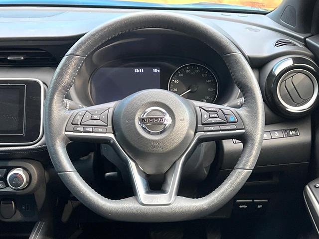 キックス X 全周囲カメラ インテリジェントエマージェンシーブレーキ レーダークルーズ ハーフレザーシート シートヒーター ドラレコ コーナーセンサー スマートキー LEDヘッド ETC 純正17インチアルミ(11枚目)