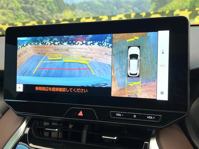 ハリアーハイブリッド Ｚ　レザーパッケージ　登録済未使用車　１２．３型メーカーナビ　全周囲カメラ　セーフティセンス　調光パノラマルーフ　ダブルファンクションランプ　純正１９インチアルミ　シートベンチレーション　電動リアゲート　ＥＴＣ２．０（5枚目）