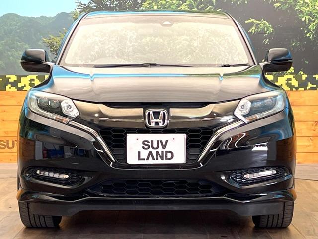 ヴェゼル ハイブリッドＲＳ・ホンダセンシング　純正ＳＤナビ　バックカメラ　衝突被害軽減システム　禁煙車　ハーフレザーシート　スマートキー　ＬＥＤヘッド　ビルトインＥＴＣ　純正１８インチアルミ　車線逸脱警報　オートライト　デュアルエアコン（14枚目）