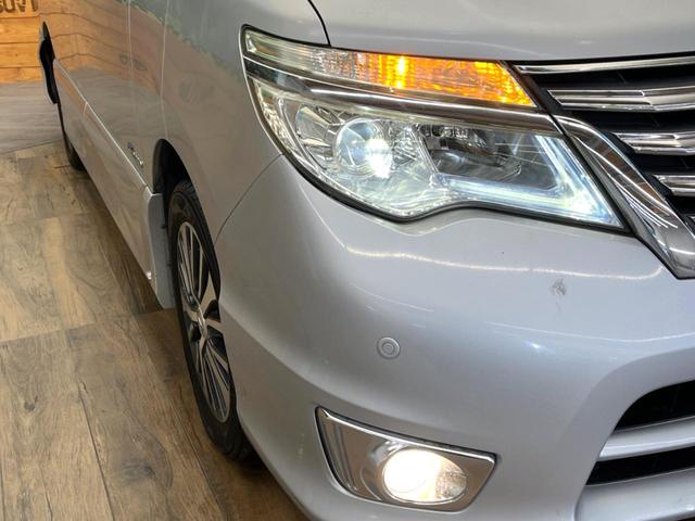 セレナ ハイウェイスター　Ｖセレ＋セーフティ　ＳＨＶ　Ａセフ　禁煙車　両側電動ドア　純正ＳＤナビ　後席モニター　全周囲カメラ　衝突被害軽減システム　コーナーセンサー　スマートキー　ＨＩＤヘッド　ＥＴＣ　クルコン　純正１６インチアルミ　オートライト（13枚目）