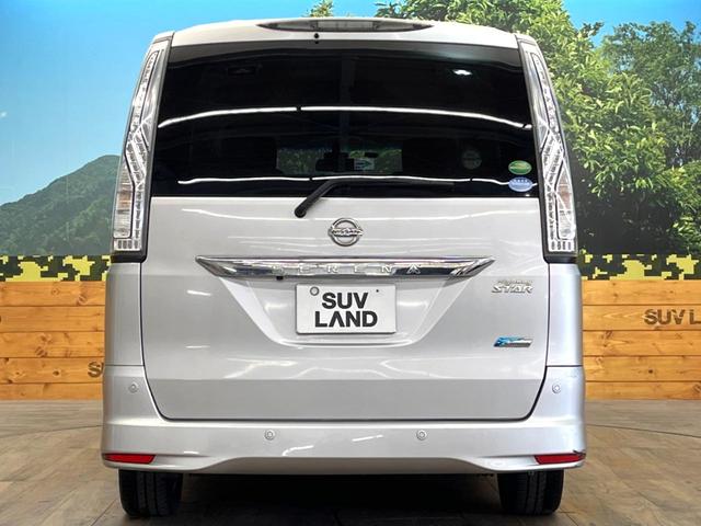 セレナ ハイウェイスター　Ｖセレ＋セーフティ　ＳＨＶ　Ａセフ　禁煙車　両側電動ドア　純正ＳＤナビ　後席モニター　全周囲カメラ　衝突被害軽減システム　コーナーセンサー　スマートキー　ＨＩＤヘッド　ＥＴＣ　クルコン　純正１６インチアルミ　オートライト（16枚目）