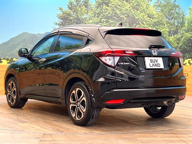 ヴェゼル ハイブリッドＺ　禁煙車　純正ＳＤナビ　バックカメラ　衝突被害軽減システム　ハーフレザーシート　スマートキー　ＬＥＤヘッド　ビルトインＥＴＣ　クルコン　純正１７インチアルミ　オートライト　デュアルエアコン（27枚目）