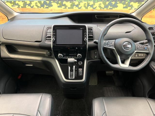 セレナ ハイウェイスター　ＶセレクションＩＩ　純正９型ナビ　両側電動ドア　後席モニター　全周囲カメラ　衝突被害軽減システム　レーダークルーズ　ドラレコ　コーナーセンサー　スマートキー　ＬＥＤヘッド　ビルトインＥＴＣ　純正１６インチアルミ（2枚目）