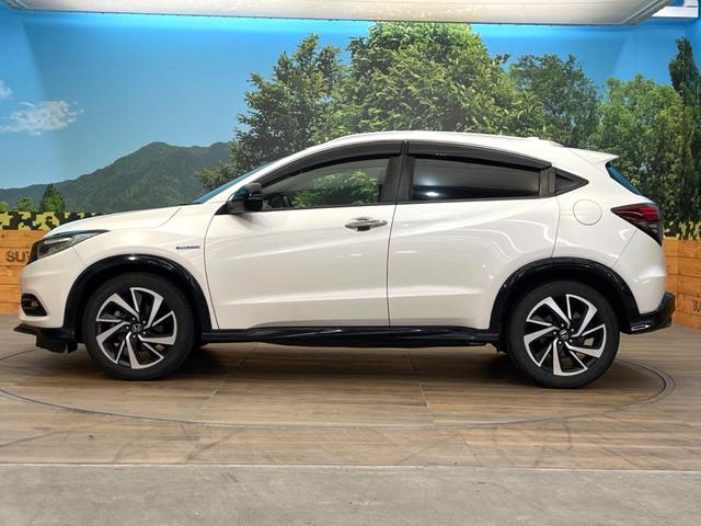 ヴェゼル ハイブリッドＲＳ・ホンダセンシング　禁煙車　純正７インチナビ　バックカメラ　ホンダセンシング　ハーフレザーシート　ドラレコ　スマートキー　ＬＥＤヘッド　ビルトインＥＴＣ　純正１８インチアルミ　車線逸脱警報　オートライト（28枚目）
