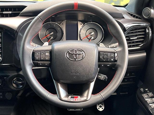 ハイラックス Ｚ　ＧＲスポーツ　禁煙車　９インチディスプレイオーディオ　全周囲カメラ　４ＷＤ　ディーゼル（軽油）　ターボ　プリクラッシュセーフティ　レーダークルーズ　ＬＥＤヘッド　ＥＴＣ　ドラレコ　パドルシフト　純正１８インチアルミ（11枚目）