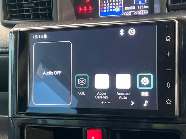 ルーミー Ｇ　禁煙車　９インチディスプレイオーディオ　全周囲カメラ　スマートアシスト　両側電動スライド　シートヒーター　ＬＥＤヘッド　スマートキー　クリアランスソナー　純正１４インチスチールホイール（3枚目）