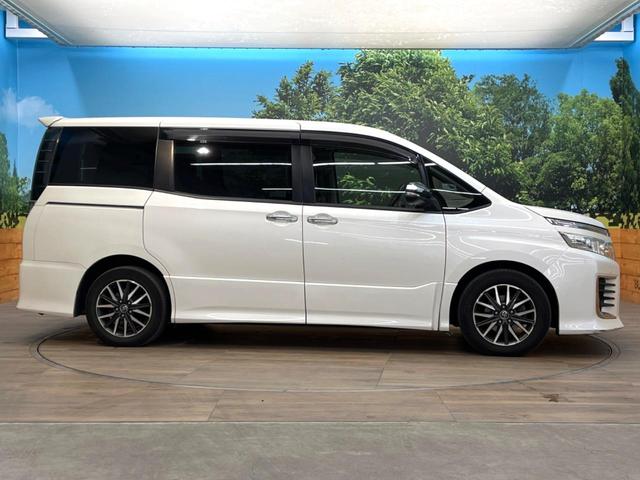 ヴォクシー ZS 煌 SDナビ バックカメラ 両側電動スライド アイドリングストップ LEDヘッド ETC スマートキー 横滑り防止装置 革巻きステアリング マニュアルモード付 デュアルエアコン 純正16インチアルミ(25枚目)